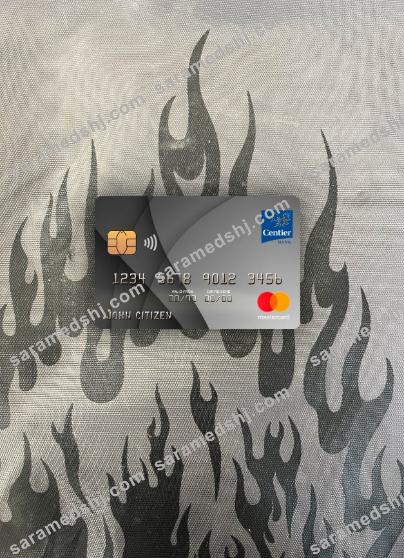 USA Indiana Centier bank mastercard photolook front
